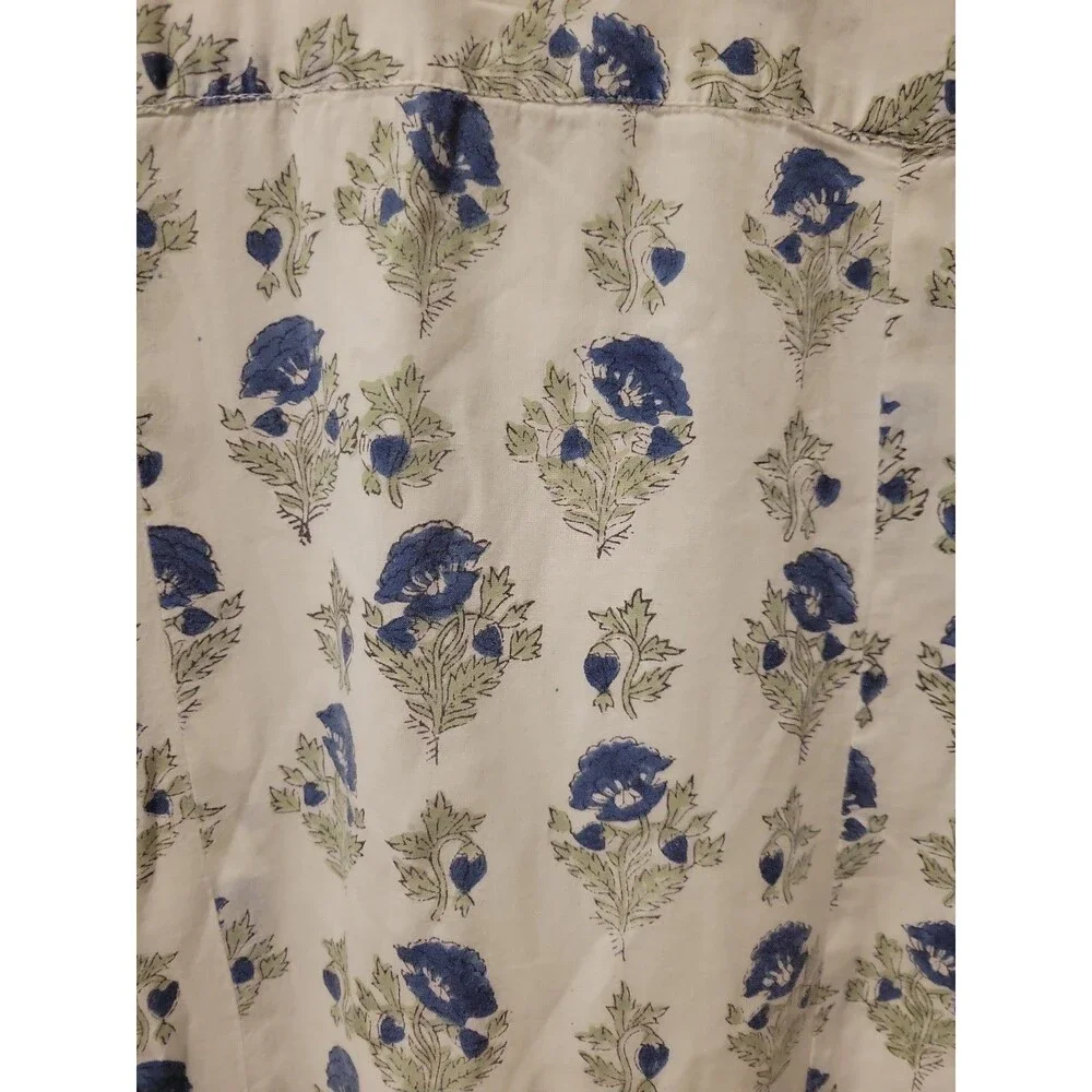 Madison Mathews Maxi Dress Short Sleeve Pockets Floral Cottagecore Southern S - Picture 8 of 9